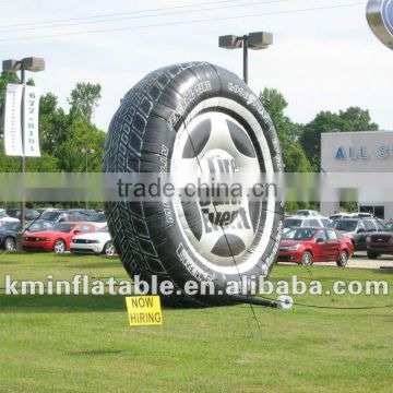 large inflatable tire