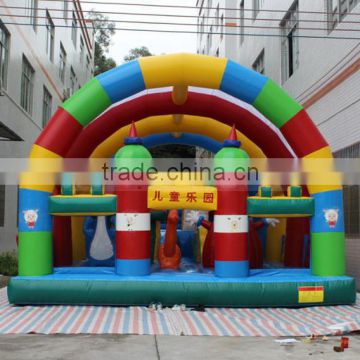 Beautiful commercial inflatable big fun city