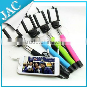 Monopod Audio Cable Wired Selfie Stick Handheld stick Cable Wired Selfie Monopod