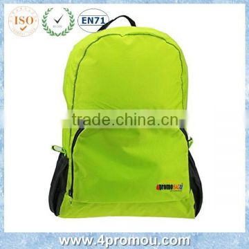 Foldable backpack & packable travel backpack in Green