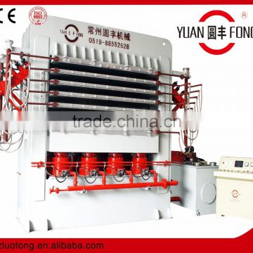 High efficiency and stability hot wood press machine for plywood