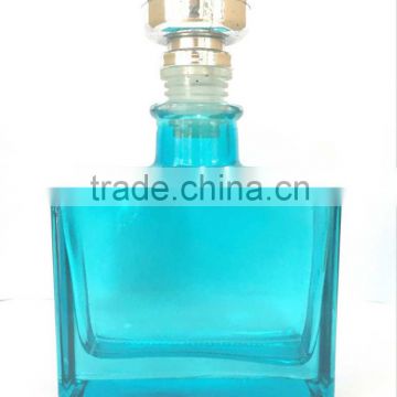 100ml reed diffuser blue transperent glass bottle
