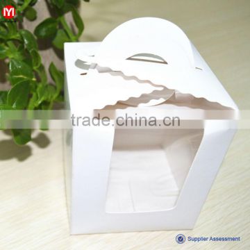 2014 Hot Selling Gourmet Cake Packaging Boxes with PVC Window