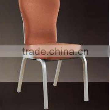 BH-YB8516 Elegant shake back banquet chair with brown fabric flex dining chair
