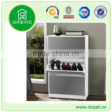 Hot sale wooden or mdf mirror shoe cabinet