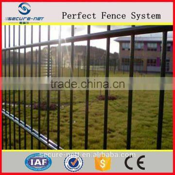 pvc painted high quality strong 2d fence panel/crimped wire mesh/double wire mesh for fence