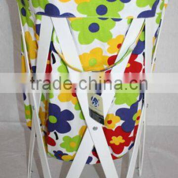 Portable Laundry Bathroom Clothes Washing Storage Hamper Basket With Legs