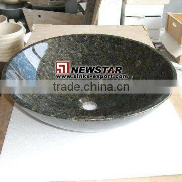 supply discount stone sink,black granite basin,granite lavabo