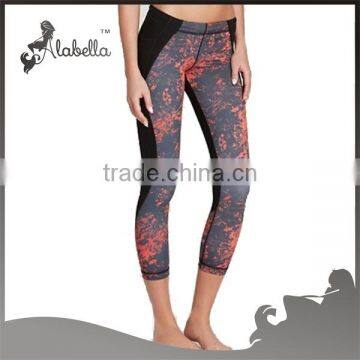 Hot selling fitness clothes for women high quality printed leggings