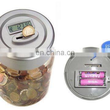 Lowest price factory piggy bank with coin counter