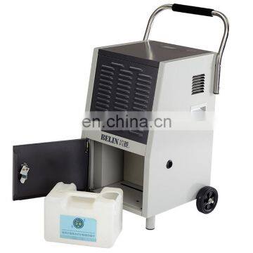 Fully automatic self draining dehumidifier with external pipe