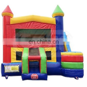 custom customized color inflatable forklift zipper boncer slide bouncy castle jumper kids