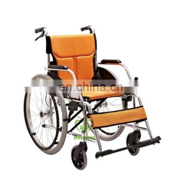 MY-R102 Cheapest Steel folding Standard wheelchair Hospital wheelchair