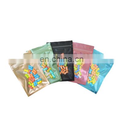 Multi-Color Semi-Transparent Aluminum Foil Small Gift Bag Food Jewelry Packing Shopping Bag