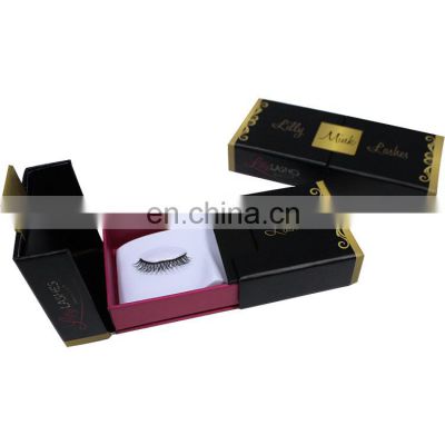 Custom private label magnet empty eyelash packaging box vendor