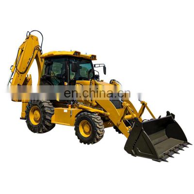 8 ton Excavator Loader 1.1 m3 bucket Capacity  WZ30-25 china made Wheel Backhoe Excavating Loader Price