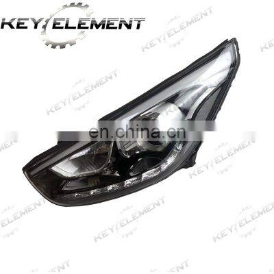 KEY ELEMENT High Quality Affordable price Bright Car Led Headlight tucson ix 35 2013-2014  Left 92101-2S500 For Hyundai