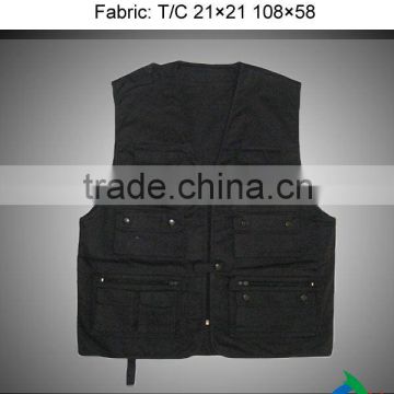 multi pockets fishing vest