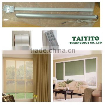 Taiyito remote control motorized shades,curtain track, motorised blind