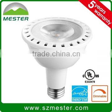 UL cUL Energy Star rated 750lm 2700k warm white 13w COB Dimmable Led Par30 Lamp