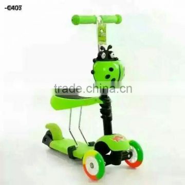 Top selling products 2016 new model 3 in 1 kids scooter /trike scooter 3 wheel/cheap child scooter for sale