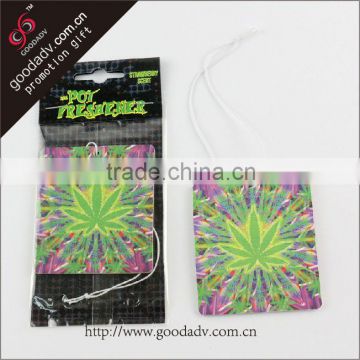 Promotional items made in china perfumed paper for cars