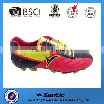 2016 Men outdoor sport shoes for football use, grade original quality soccer boots new style outdoor rugby SS4037