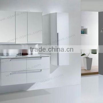 1200mm MDF Sanitary ware China cabinet in bathroom, bathroom cabinet with ceramic basin
