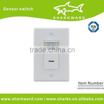 UL SGS Certified SK902IE PIR / Microphonics Energy Saving Sensor Switch Dual Motion Sensor Switch