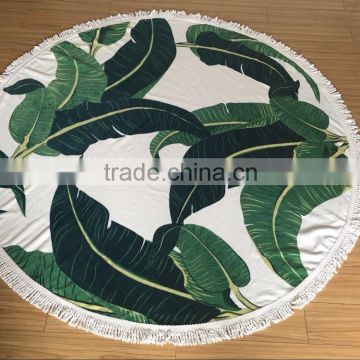 Made in Turkey 150 cm Round Beach towel with tassels from Factory, Australian the beach people roundie