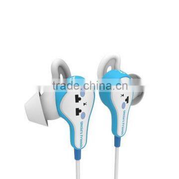 cartoon cute colorful in-ear earphone with noice cancelling function
