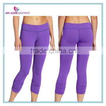 3/4 length legging, womens yoga legging, dry fit running pants