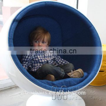 fiberglass leisure kids FRP swivel ball chair