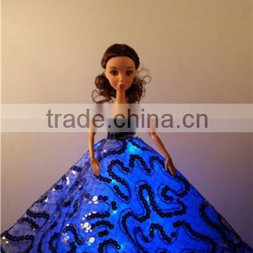 Multicolor LED Dolls for Little Girls / Flashing Party & Wedding Supplies