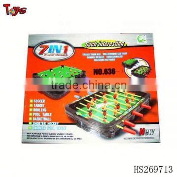 Plastic toy 7 in 1 game table