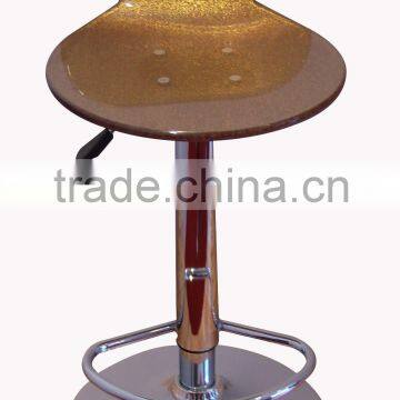 Acrylic swivel bar chair stool