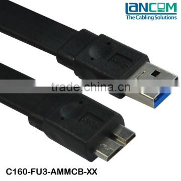 Hot Selling High Quality Flat USB 3.0 CABLE AM / Micro B