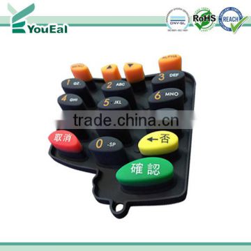 Silicone keypad for POS and equipment