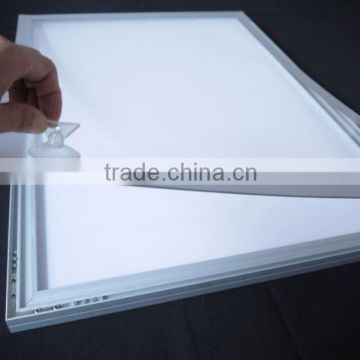 single side poster display with magnetic cover