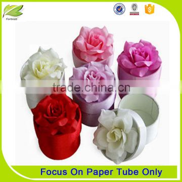 Cheap Beautiful Paper Flowers Packaging Tube