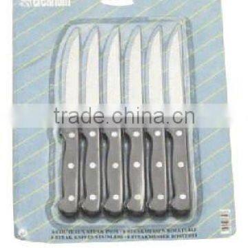 6pcs steak knife set