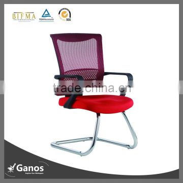 Mesh Back Leather Seat Luxury staff Office Chair