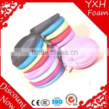 Factory direct sale colorful mini earphone case with various type