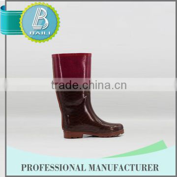 Famouse Brand Cheap Colorful rubber cowboy rain boots wholesale