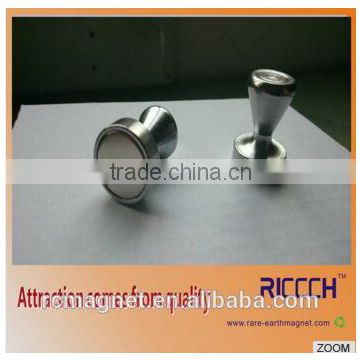 strong neodymium custom metal magnetic pin with strong pull force
