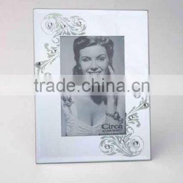 glass photo frame decorative photo frame with sexy picture