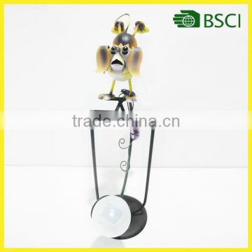 YS15161 Selling swing decor metal for animal solar light