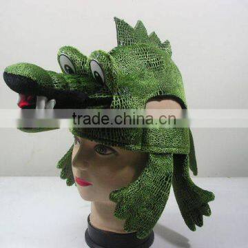 plush crocodile hat,Cartoon animal hat,party hat