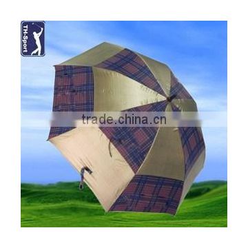 long shaft automatic two-tier golf umbrella