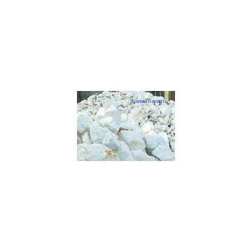 Drilling Grade Natural White Barite Lumps , 95% Natural BaSO4 Barium